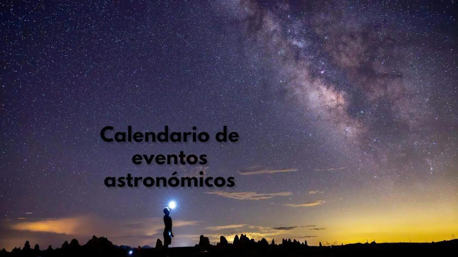 Calendario de eventos astronómicos